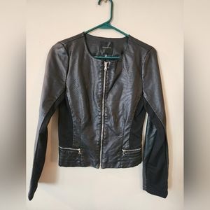 DYNAMITE FAUX LEATHER JACKET